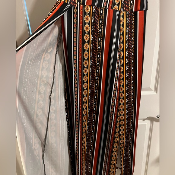 NWT SHEIN Plus Geo Print Wrap Maxi Cami Dress Size 4X - Picture 4 of 8